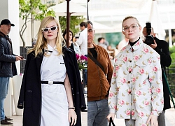 Thời trang đường phố sang chảnh của 'tiểu thư' Elle Fanning