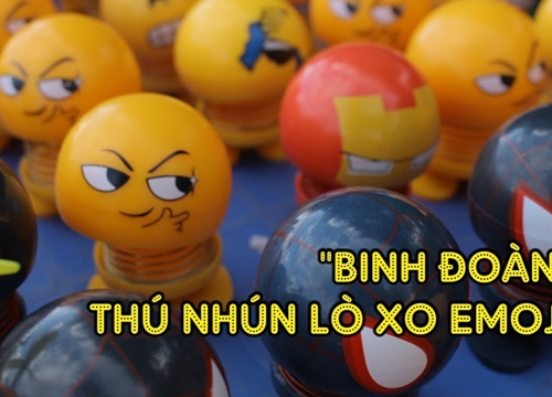 Bán thú nhún lò xo Emoji tại Sài Gòn thu tiền triệu mỗi ngày