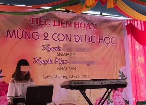 Gia đình tổ chức tiệc liên hoan cho 2 con đi du học bất ngờ gây tranh cãi dữ dội: Sân si hay làm quá?