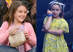 Hành trình nhan sắc 2 công chúa nhà sao hot nhất Hollywood: Harper Beckham xinh ra, Suri Cruise ngày càng bị dìm