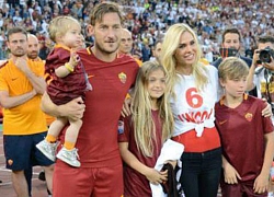 Hậu trường sân có 13/6: Totti lên chức bố lần thứ tư