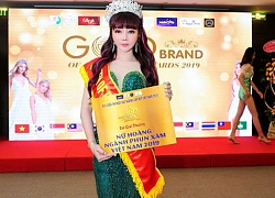 Hoa hậu Hà Thu Trang đạt giải Nữ hoàng ngành phun xăm Việt Nam 2019