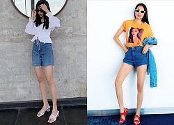 Học theo street style khoe chân dài của dàn mỹ nhân Việt