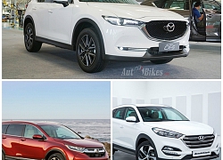 Soi chi tiết 3 đối thủ Mazda CX-5, Honda CR-V và Hyundai Tucson