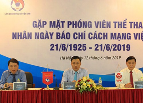 VFF và VPF gặp mặt, chúc mừng các nhà báo thể thao