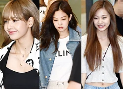 3 girlgroup đọ sắc cực hot tại sân bay: Jennie (BLACKPINK) nhợt nhạt, Tzuyu cười cứng đờ, may có Lisa kéo lại