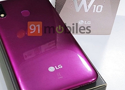 LG W10 bất ngờ lộ ảnh thực tế với hệ thống camera kép, cảm biến vân tay ở phía sau