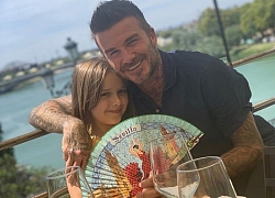 Ông bố tuyệt phẩm David Beckham được công chúa Harper ôm chặt trong &quot;Ngày của cha&quot;