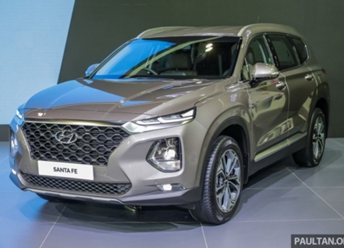 Cận cảnh Hyundai Santa Fe đẹp 'long lanh' chốt giá từ 1 tỷ đồng