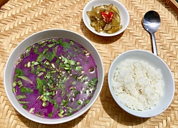 Canh khoai mỡ nấu tôm khô