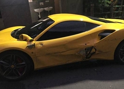 Cú đâm liên hoàn 4 siêu xe Ferrari giá 38 tỷ đồng gây bão mạng xã hội