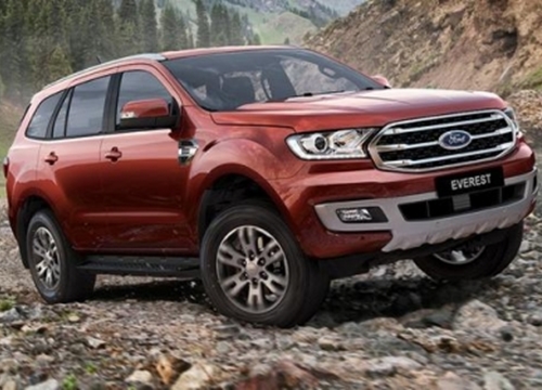 Giá xe ôtô hôm nay 25/11: Ford Everest có giá 999-1.399 triệu đồng