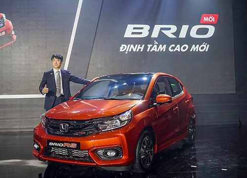 Honda Brio 'tân binh' phân khúc hạng A chính thức ra mắt tại Việt Nam, giá bán từ 418 triệu đồng