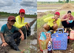 Rũ mác Hoa hậu, H&#8217;Hen Niê lội ruộng làm đồng, ăn cơm cá khô với biểu cảm khó đỡ nhất