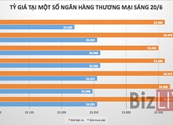 Tỷ giá liên ngân hàng tiếp tục giảm mạnh