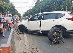 Xe Honda, Lexus cùng gãy trục, rời bánh sau va chạm tại Việt Nam