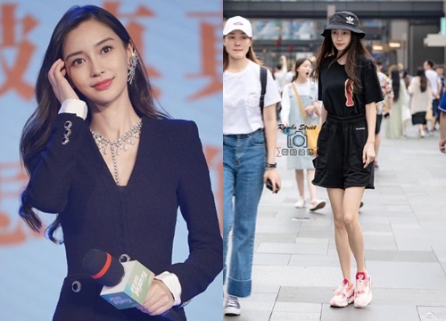 Angelababy xuất hiện sau vụ động đất tại Tứ Xuyên