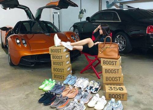 Con gái đại gia Minh "Nhựa" khoe giày hiệu chất đống, siêu xe 80 tỷ, gia nhập hội Rich kid