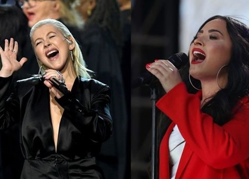 Demi Lovato và Christina Aguilera thả 'thính' nhau về ca khúc mới: Sẽ có một cú bắt tay đáng giá giữa hai cô nàng giọng khủng?