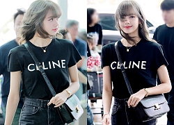 "Em gái quốc tế" Lisa (BLACKPINK) lại khiến sân bay náo loạn: Mặc tối giản mà xinh như búp bê sống, khí chất miễn bàn