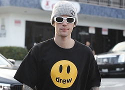 Justin Bieber mặc đồ "Drew" cá tính, khoe loạt hình xăm lớn khi ra phố