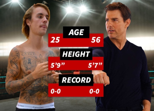 Justin Bieber nhận lời đấu võ với Tom Cruise