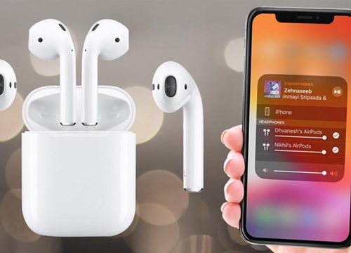 Kết nối hai bộ tai nghe AirPods trên cùng một chiếc iPhone hoặc iPad