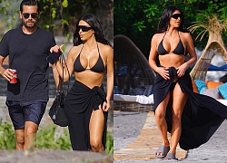 Kim Kardashian diện bikini gợi cảm trong kỳ nghỉ ở Costa Rica