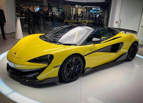 Siêu phẩm McLaren 600LT Spider chào sân các Đại gia Hồng Kông với giá khởi điểm 4,97 triệu đô