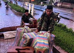 Thu giữ hàng hóa nhập lậu tại biên giới An Giang