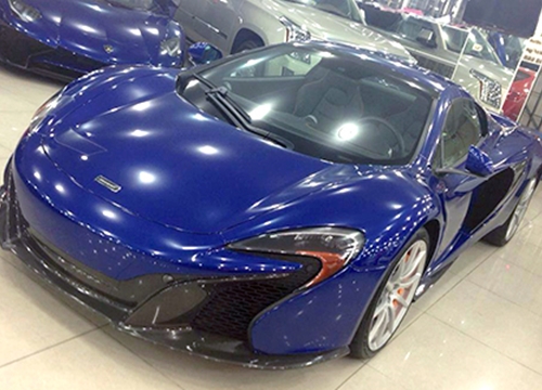 650S Spider xanh dương - McLaren màu độc tại Sài Gòn