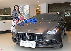 Á hậu Thúy Vân mua Maserati Quattroporte giá gần 8 tỷ đồng