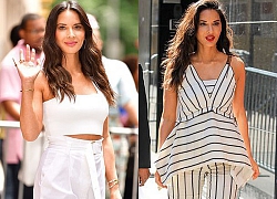 Đi quảng bá phim mới, Olivia Munn thay 4 bộ đồ 1 ngày