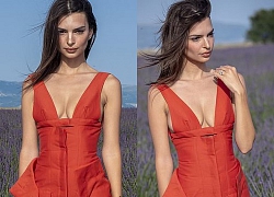 Emily Ratajkowski khoe ngực đầy đặn