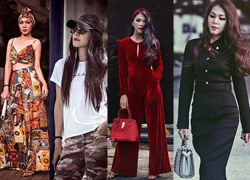 Gu thời trang đa sắc màu của diễn viên Đinh Y Nhung