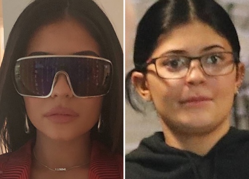 Kylie Jenner mặt mộc ra phố khác hẳn hình đăng Instagram