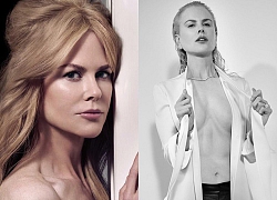 Nicole Kidman phanh áo khoe khuôn ngực ở tuổi 52