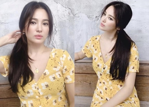 Song Hye Kyo gây thương nhớ khi xuất hiện với mái tóc dài nữ tính