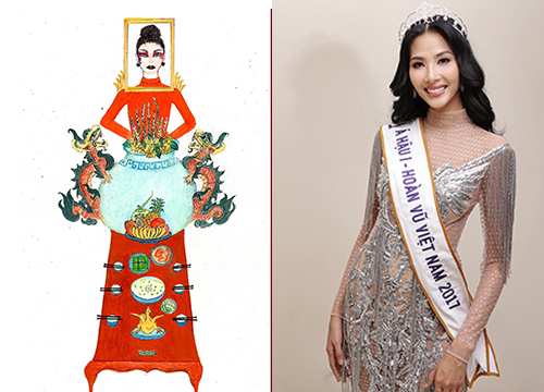 Hoàng Thuỳ sẽ mặc trang phục 'Bàn thờ" tham dự Miss Universe 2019?