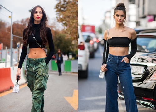 10 công thức mix áo crop top mùa hè mát và sành điệu