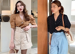 Đã có 3 kiểu áo blouse tạo hiệu ứng dáng "mi nhon" này, bạn béo một tí cũng không lo