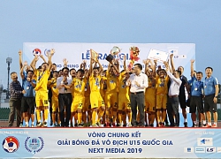 Giải U15 Quốc gia 2019: Vượt qua Thanh Hóa, SLNA lên ngôi vô địch