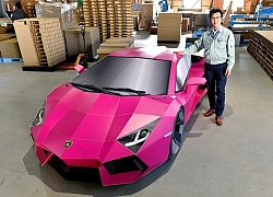 Siêu xe Lamborghini làm từ bìa các-tông