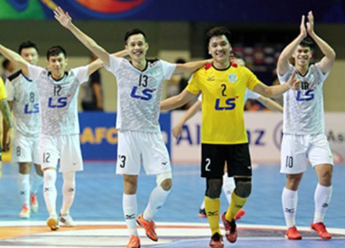 Thái Sơn Nam rơi vào bảng 'tử thần' ở giải Futsal CLB châu Á 2019