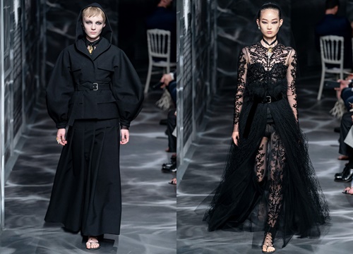 BST Dior Haute Couture Thu Đông 2019: Sắc đen bao trùm căn nhà số 30 huyền thoại