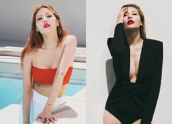 &#8216;Nữ hoàng sexy&#8217; HyunA diện bodysuit khoét ngực sâu