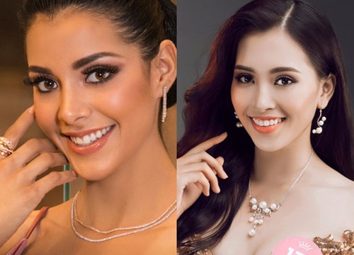 Xuất hiện chị em 'thất lạc' của Hoa hậu Tiểu Vy ở Miss Universe 2019, fan Việt ồ lên thích thú!