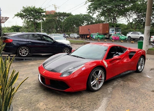 Siêu xe Ferrari 488 GTB của ca sỹ Tuấn Hưng sắp tái xuất