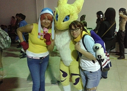 Cosplay Sora Takenouchi trong anime Digimon Adventure