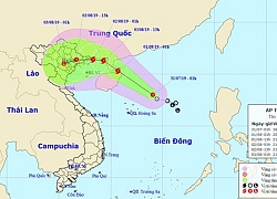 Rạng sáng 2-8, bão số 3 đổ bộ đất liền